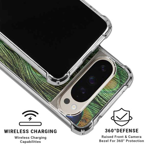 Peacock Pixel 9/9 Pro Clear Case